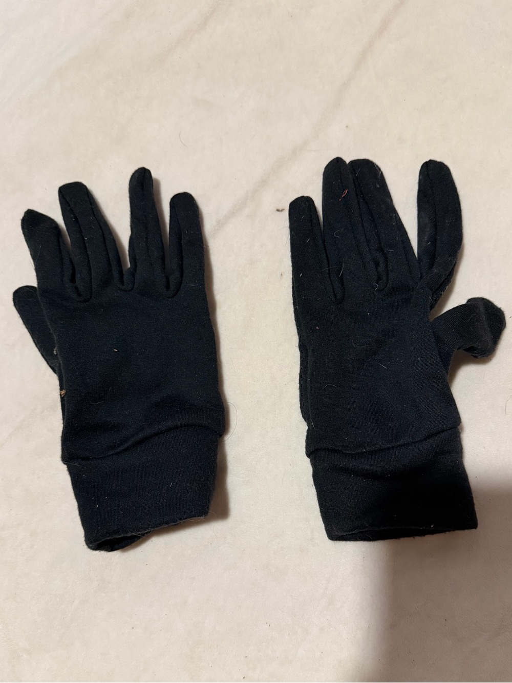 Black Lightweight Stretch Gloves